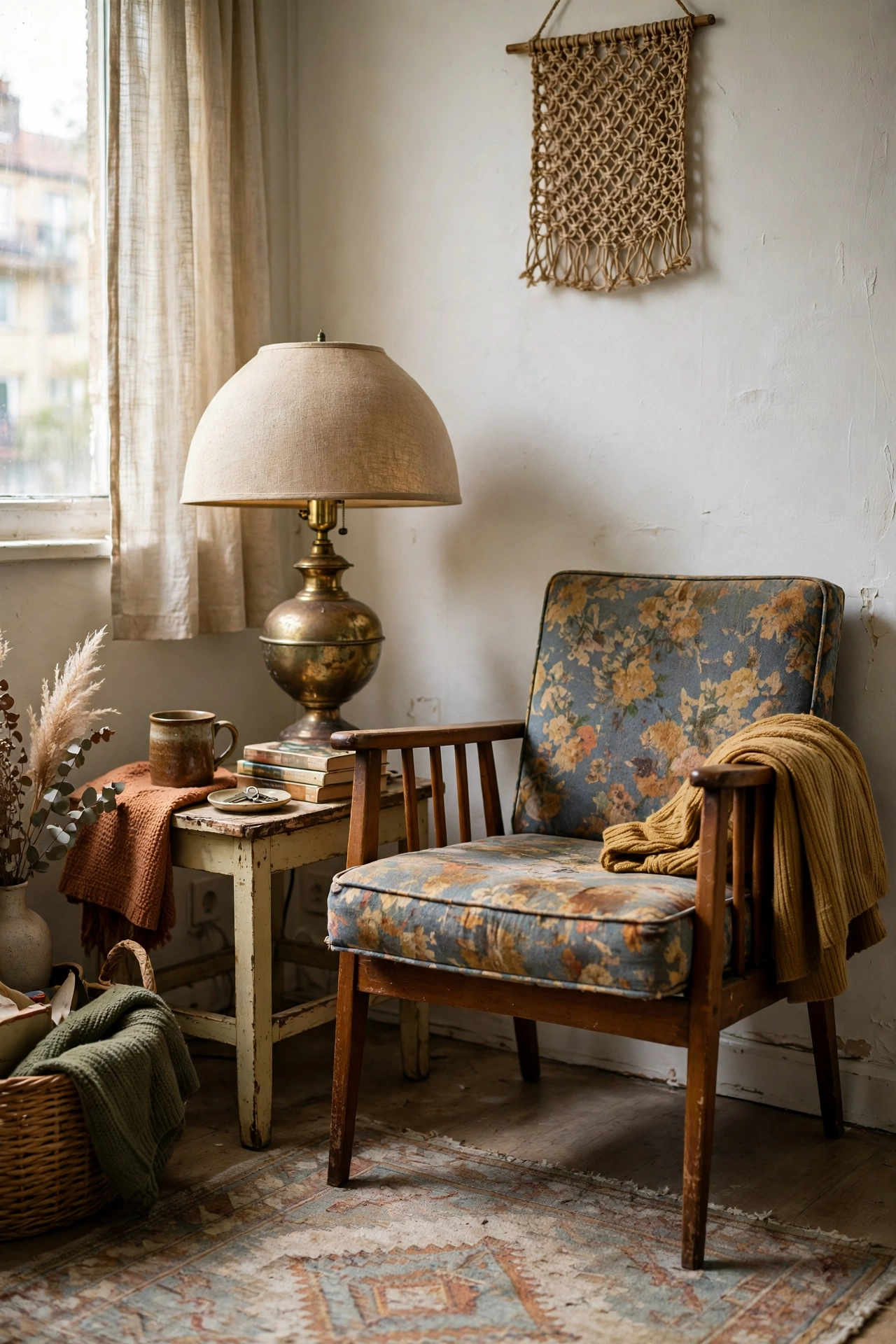 Budget apartment with thrift finds
