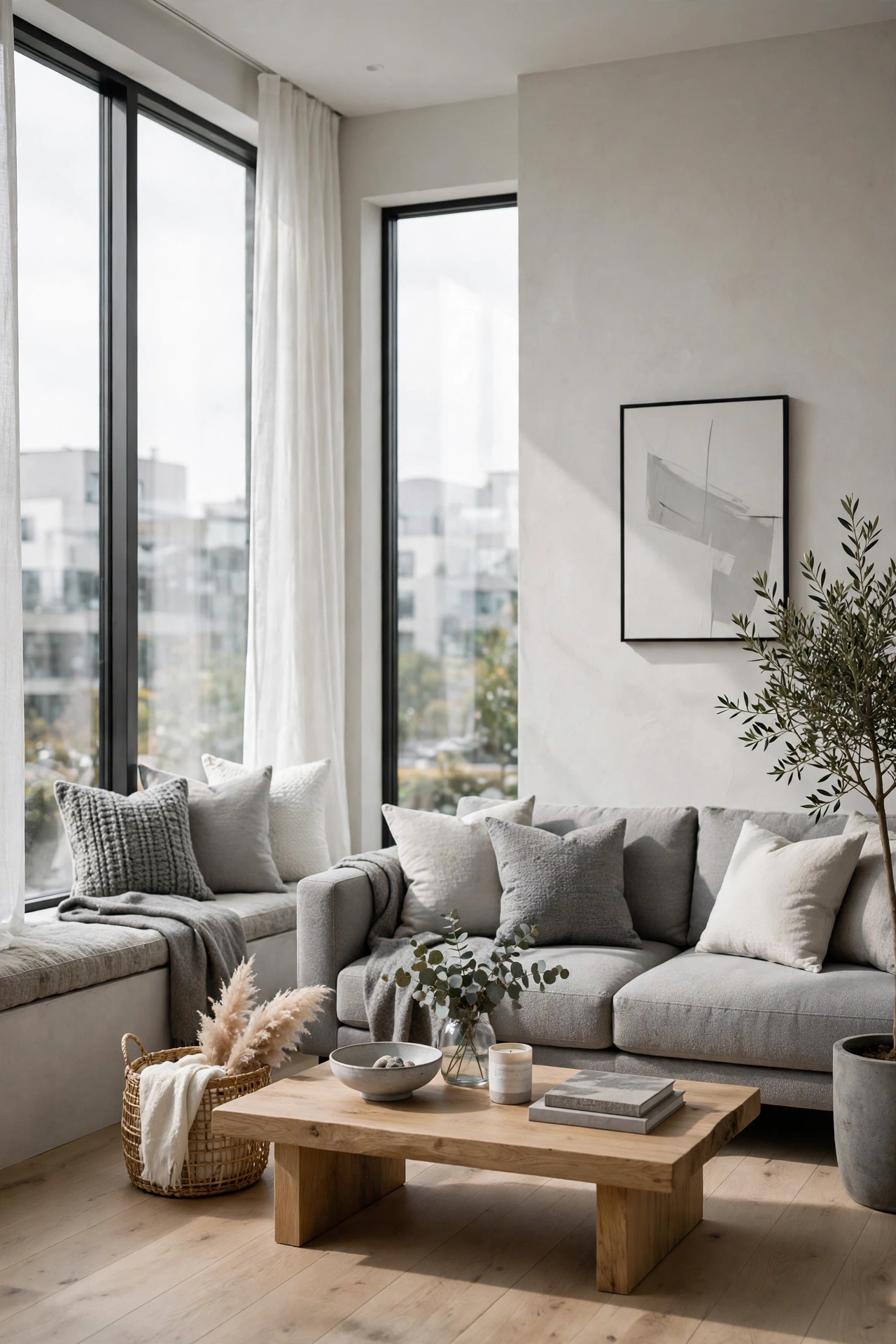 Modern apartment with a neutral palette