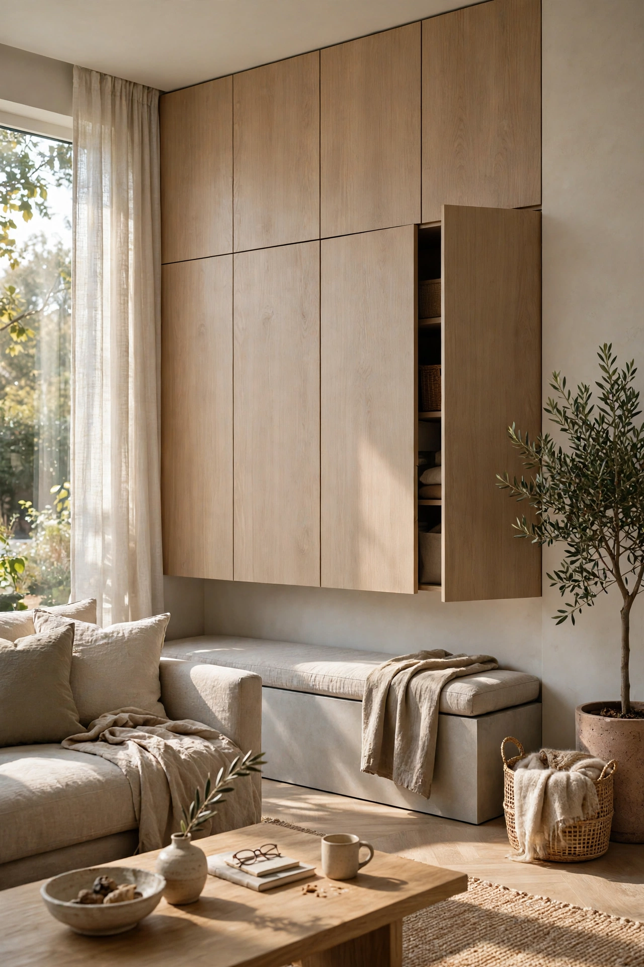 Modern apartment with smart storage